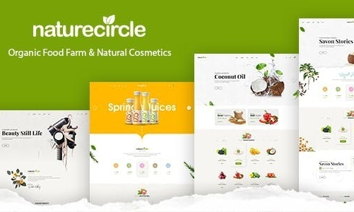 Naturecircle 清洁 农业/化妆品/电子商务/食品  Shopify主题