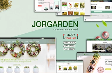 Jorgarden 简洁美观 植物/生活/家居 Shopify主题