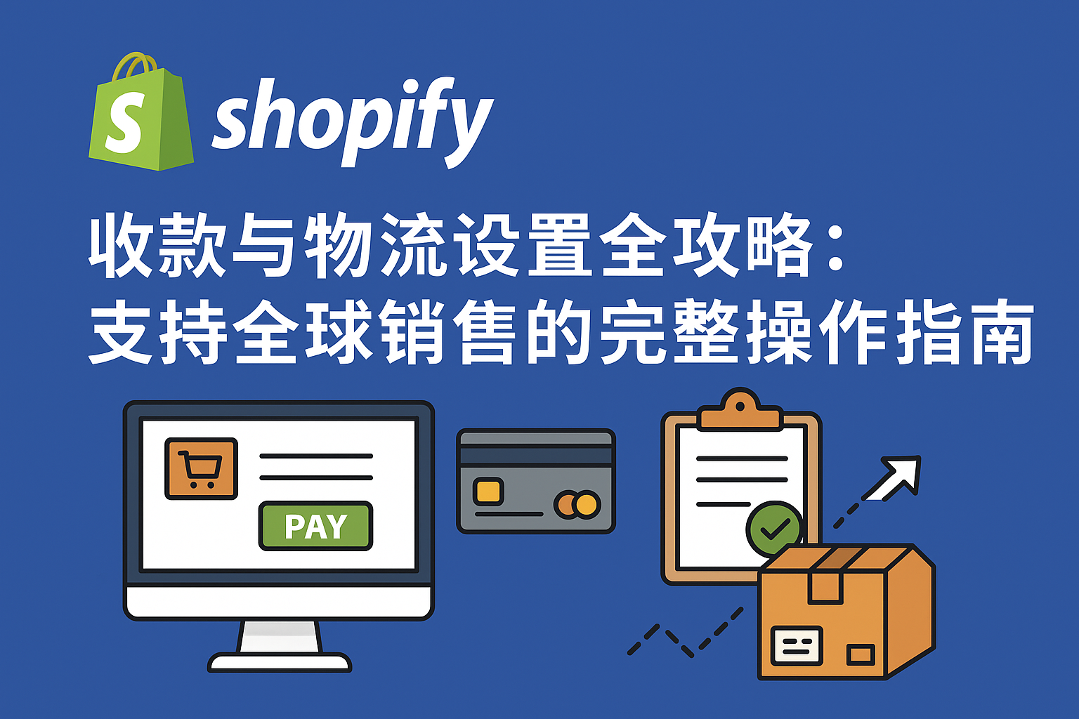 Shopify收款与物流设置全攻略：支持全球销售的完整操作指南